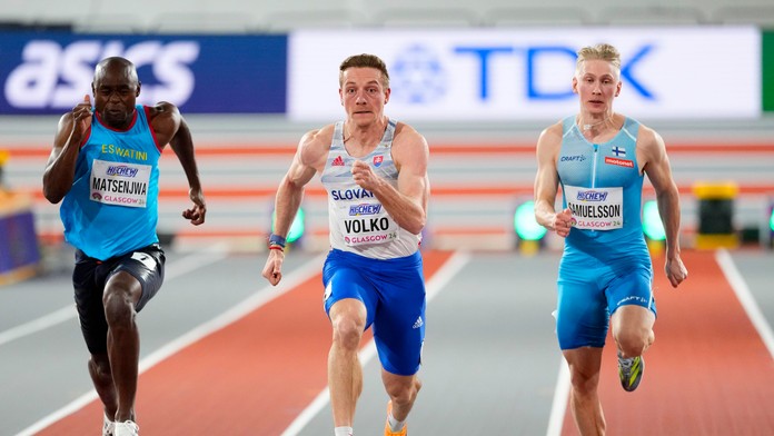 Ján Volko na halových MS v Glasgowe