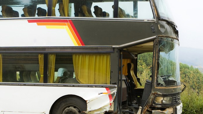 Nehoda autobusu- ilustračná foto.