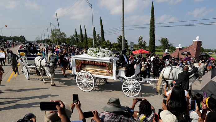 Pohreb Georgea Floyda