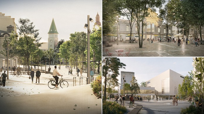 Vizualizácia zmien v centre Bratislavy.