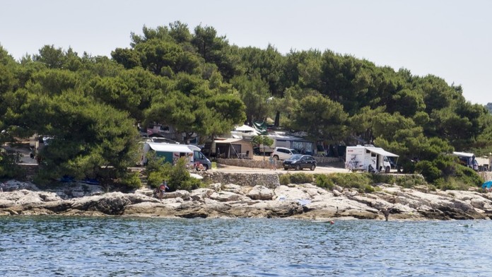 Chorvátsky ostrov Murter, kemp