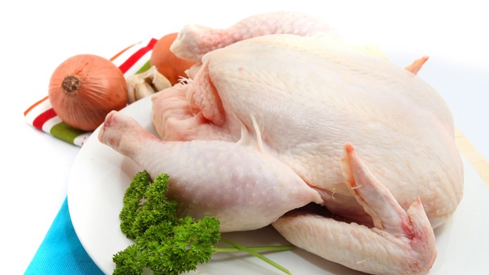 Surové kura - ilustračná snímka.