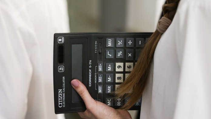 Kalkulačka, ilustračná snímka