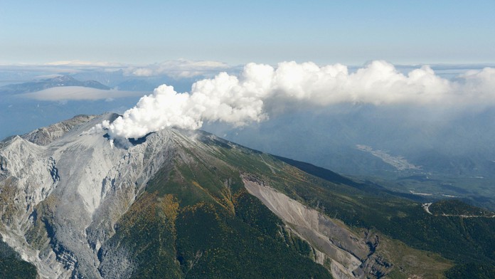 Japonsko sopka Ontake