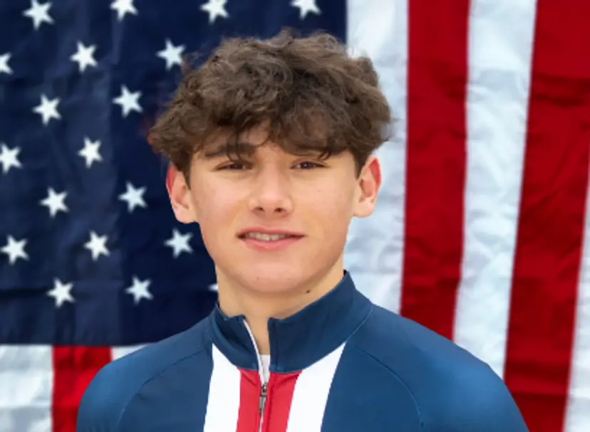 Na snímke mladý cyklista Magnus White.