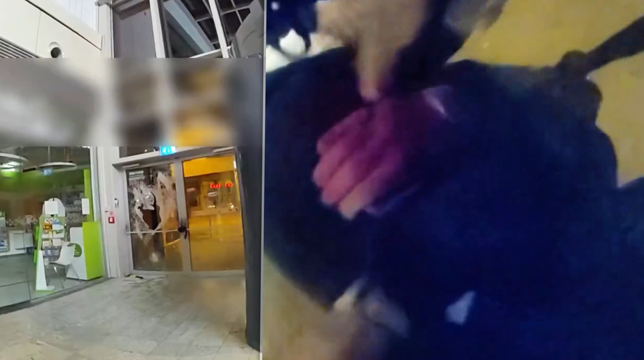VIDEO: Zlodeji z Litvy vykradli obchod v Košiciach. Sekerou rozbili sklo, utekať už zrejme nevládali
