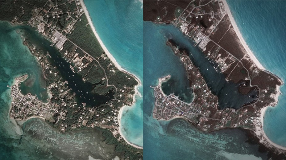 Krásne Bahamské ostrovy sa po hurikáne Dorian menia na miesta duchov