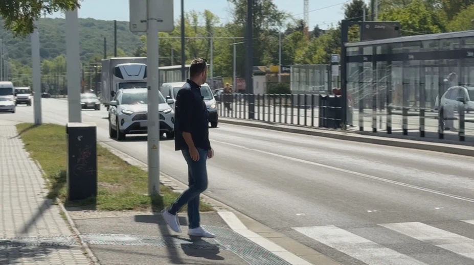 Do redaktora takmer vrazilo auto. Skrytou kamerou sme otestovali nové pravidlá na priechodoch