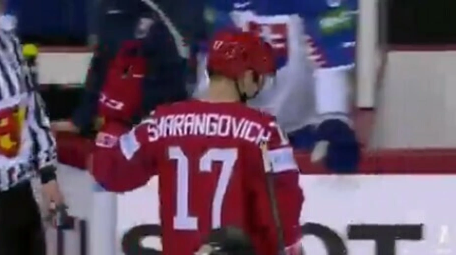 Šarangovič sa kajal za vztýčený prostredník slovenským hokejistom, Studenič odpovedal