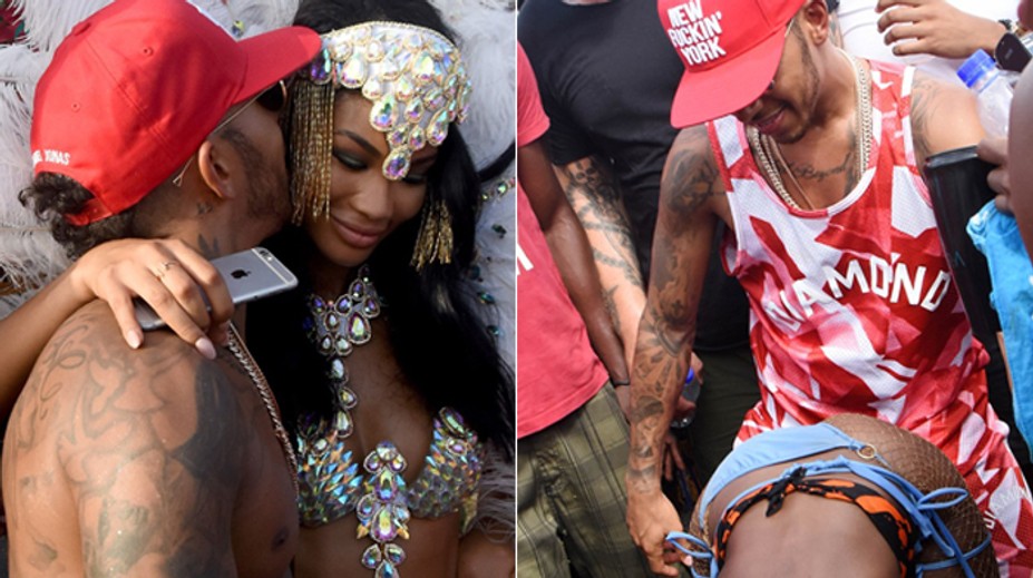 Hamilton na karnevale. Ženy sa naňho lepili ako na med