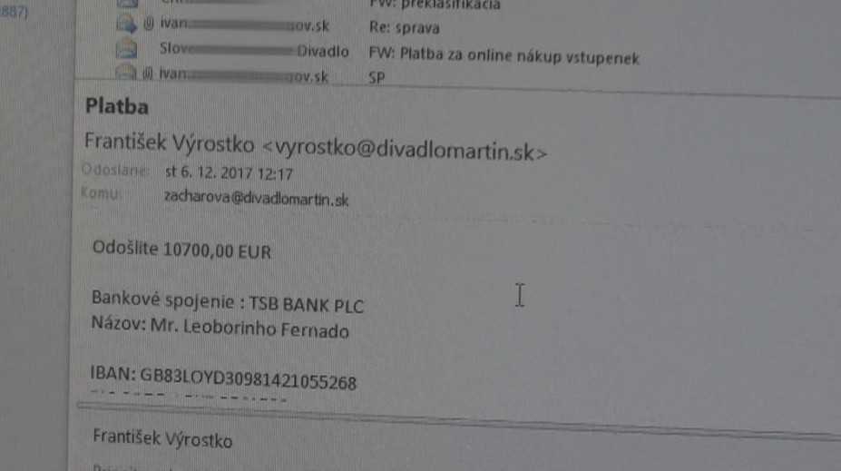 Martinské divadlo chceli okradnúť sofistikovaným spôsobom. Zachránila ho podozrievavá ekonómka