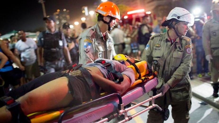 Pri známej pláži Copacabana narazilo auto do ľudí, zomrelo osemmesačné batoľa