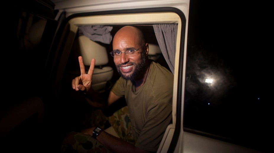 Kaddáfího syn je údajne na slobode