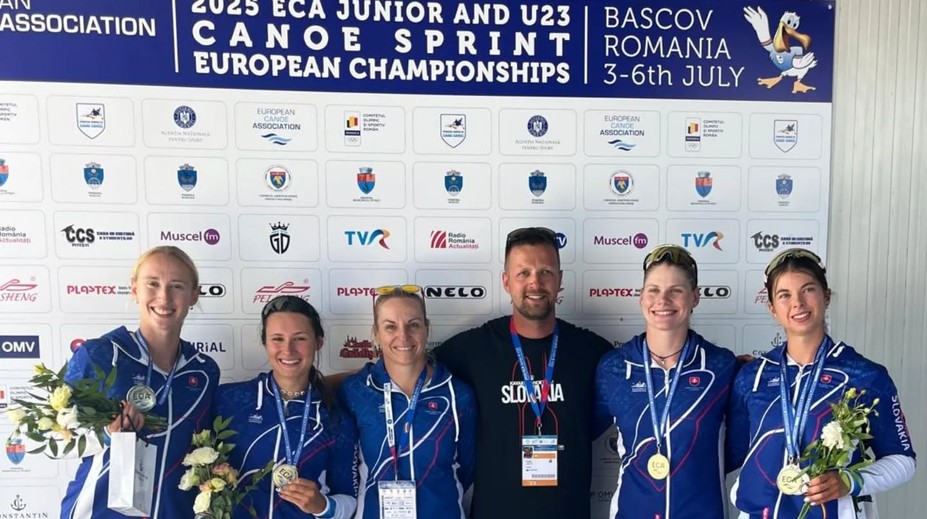 Zlatý úspech Slovenska na ME do 23 rokov. Ženský štvorkajak na 500 metrov nenašiel konkurenciu