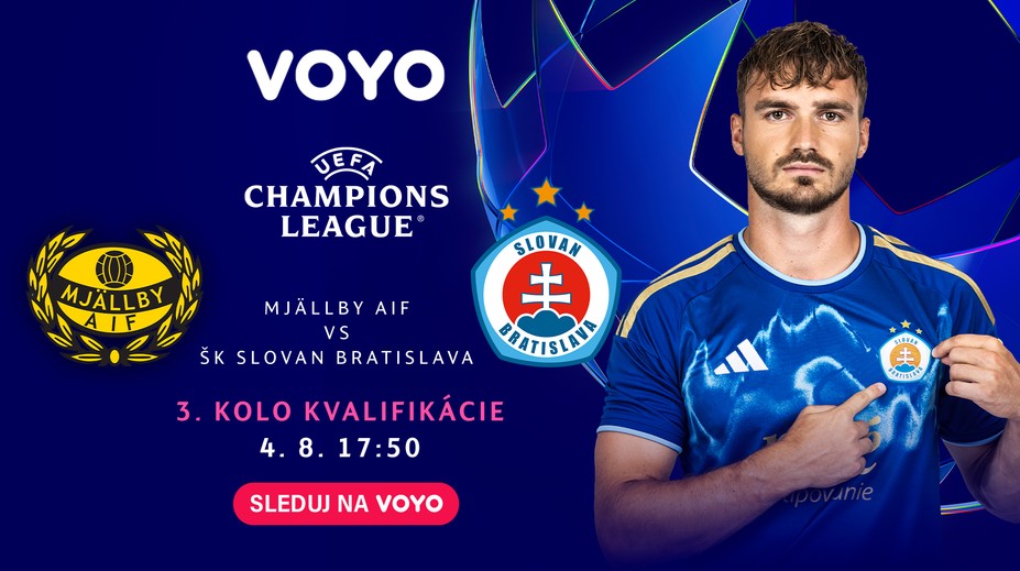 VIDEO: Boj Slovana o Ligu majstrov pokračuje. Sledujte prvý zápas 3. predkola na Voyo