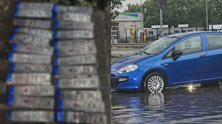 Skontrolujte si auto. Voda v Bratislave strhávala evidenčné značky, polícia hľadá ich majiteľov