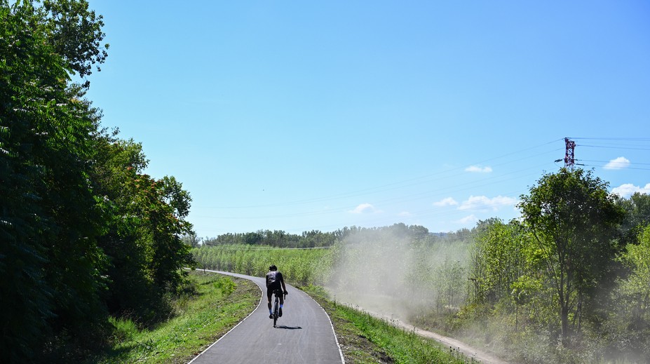 Tri kilometre novej cyklotrasy. Pri Martine finišujú rozprávkovú cestu ponad Váh