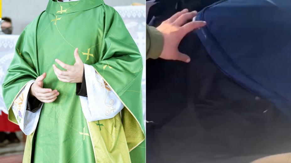 VIDEO: Čo to máte pod sutanou? Pohraničníci zastavili kňaza na hranici so Slovenskom. Neuveríte, čo skrýval