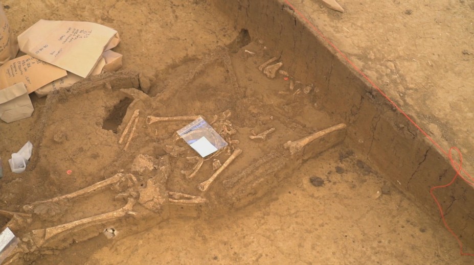 Pri Vrábľoch objavili desiatky ľudských kostier. Väčšine chýba hlava