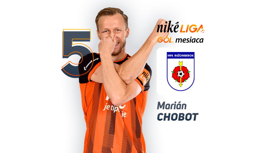 VIDEO: Presnou strelou spoza pokutového územia nedal brankárovi šancu. O Gól mesiaca sa uchádza aj hráč Ružomberka