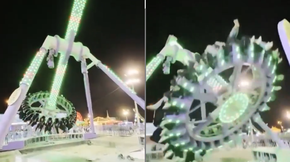 VIDEO: Desivý incident v zábavnom parku. Po rozlomení ramena kolotoča sa zranilo najmenej 23 ľudí