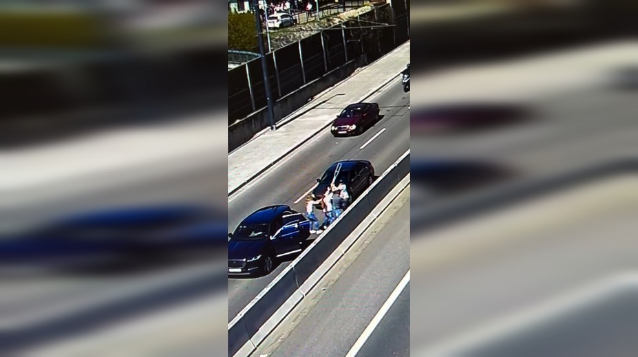 VIDEO: Lietali päste aj barly. Pri ZOO v Bratislave sa pobili dvaja vodiči, po chvíli sa pridali aj ženy