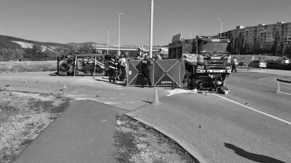 Nešťastie v Košiciach. Vodič dodávky nedal prednosť motocyklistovi, ten nemal šancu prežiť