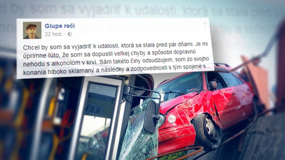 Youtuber, ktorý havaroval opitý, sa kajá. Všetkým posiela silný odkaz