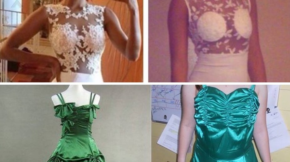 Čistá katastrofa. Z internetu si objednali krásne šaty, prišli nepodarky