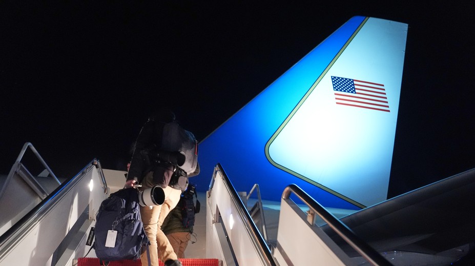 Nečakané problémy Trumpovho lietadla. Po štarte sa muselo vrátiť na základňu