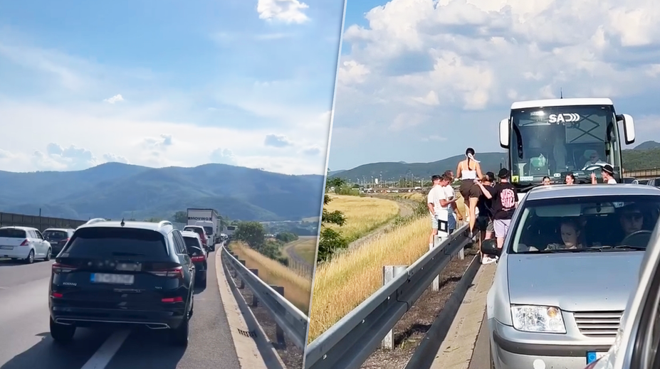 VIDEO: Pre dopravnú nehodu stáli v kolóne viac ako hodinu. To, čo nasledovalo, nikto nečakal