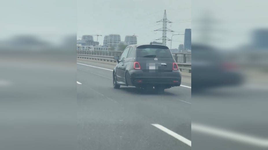 VIDEO: Zvláštne auto na bratislavskom moste. Vodiči neverili vlastným očiam