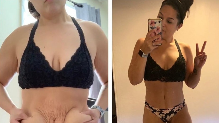 Z obéznej ženy osobná trénerka. Na fotografii spred dvoch rokov ju nik nespozná