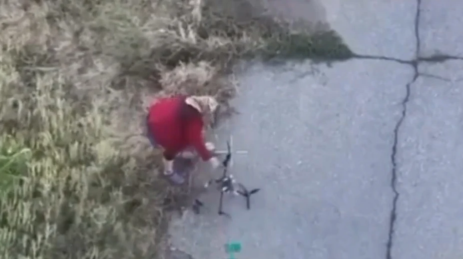 VIDEO: Ukrajinská babička mala zneškodniť ruský dron holými rukami