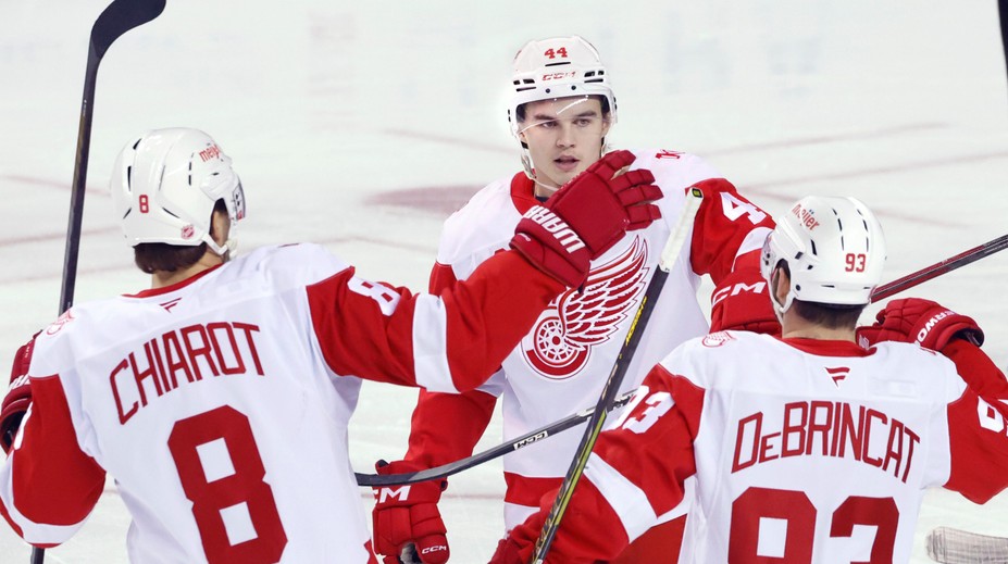 VIDEO: Vyzeralo to na jasnú záležitosť, no Calgary bojovalo statočne. Flames Detroitu podľahli len tesne