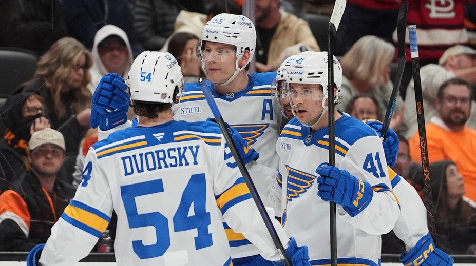 St. Louis si hladko poradilo s Anaheimom. Dalibor Dvorský prispel krásnou asistenciou