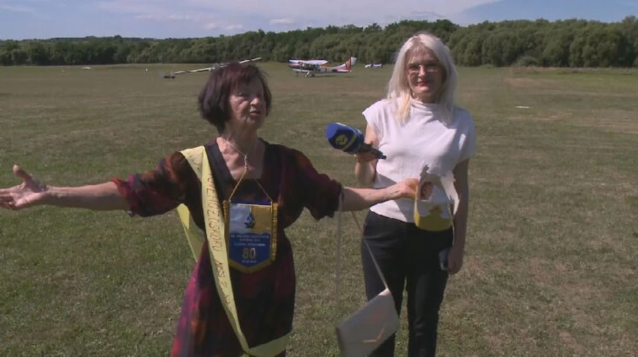 Zuzana má 81 rokov. Na to, čo predviedla vo vzduchu, si trúfne len málokto