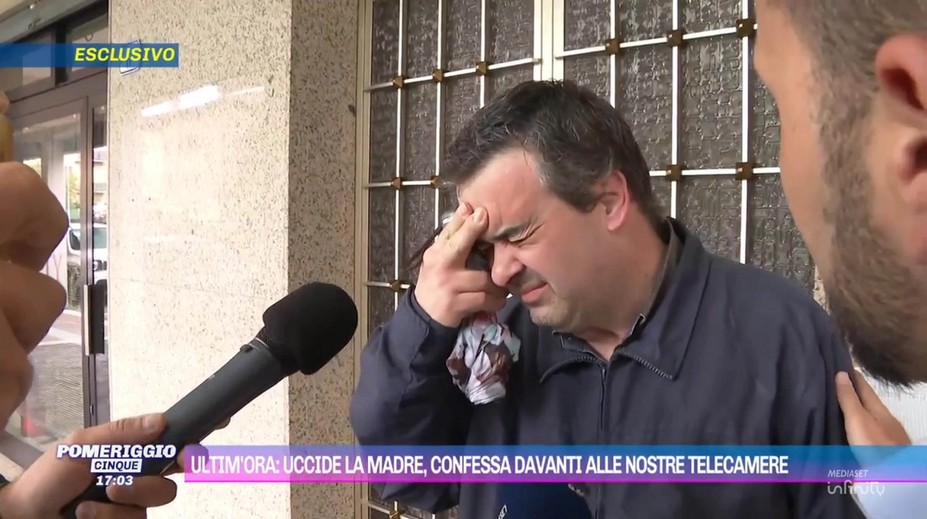 VIDEO: Šok v živom prenose. Talian sa nečakane priznal k vražde svojej matky