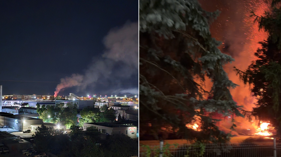 FOTO a VIDEO: Nočná dráma pri bratislavskom letisku. Silná explózia otriasla okolím