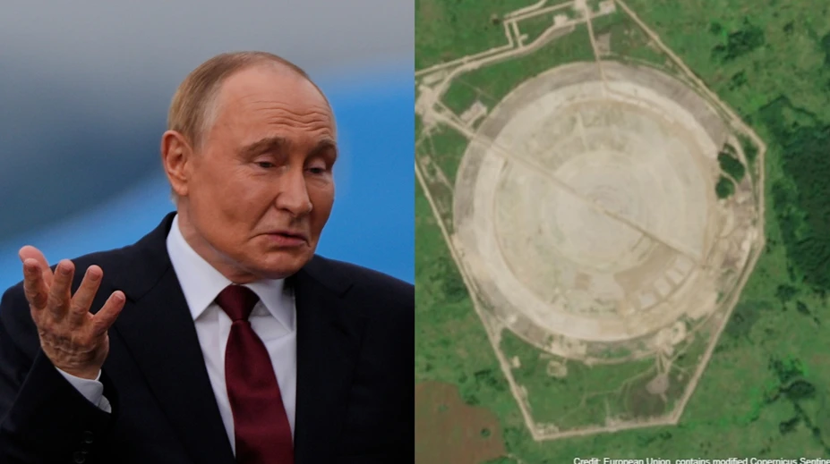 Záhadný ruský objekt neďaleko Poľska sa čoraz viac rozrastá. Dostal prezývku „Putinovo ucho“