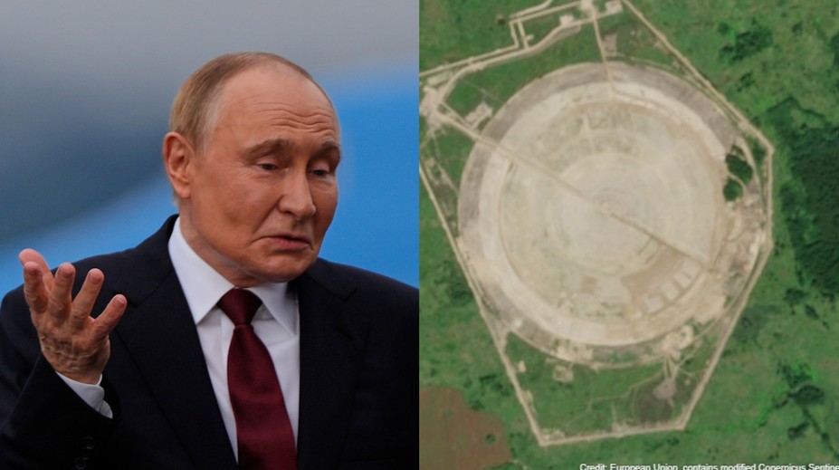 Záhadný ruský objekt neďaleko Poľska sa čoraz viac rozrastá. Dostal prezývku „Putinovo ucho“