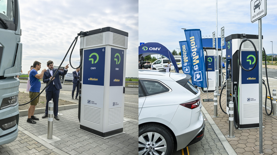 Vodiči sa dočkali. Otvorili prvé ultrarýchle nabíjacie centrum na Slovensku