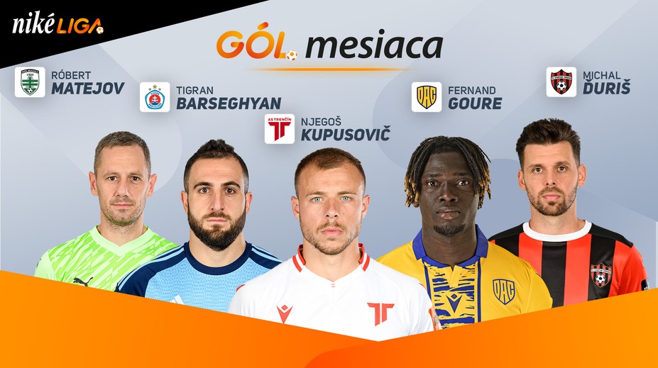 Spoznali sme strelca najkrajšieho gólu v mesiaci september. Hlasovanie bolo značne vyrovnané