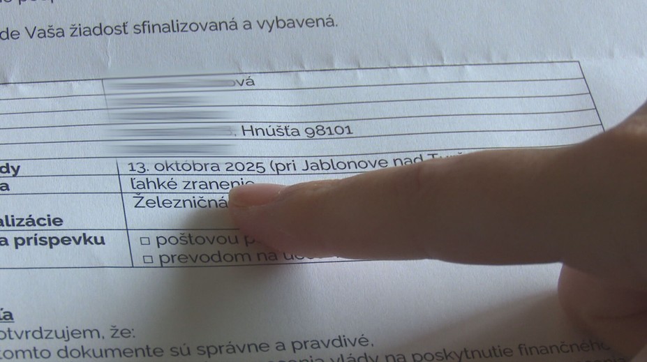 Mala narazenú pečeň, jej stav sa zhoršil a možno ju budú operovať. Veronike po zrážke vlakov priznali najnižšie odškodné
