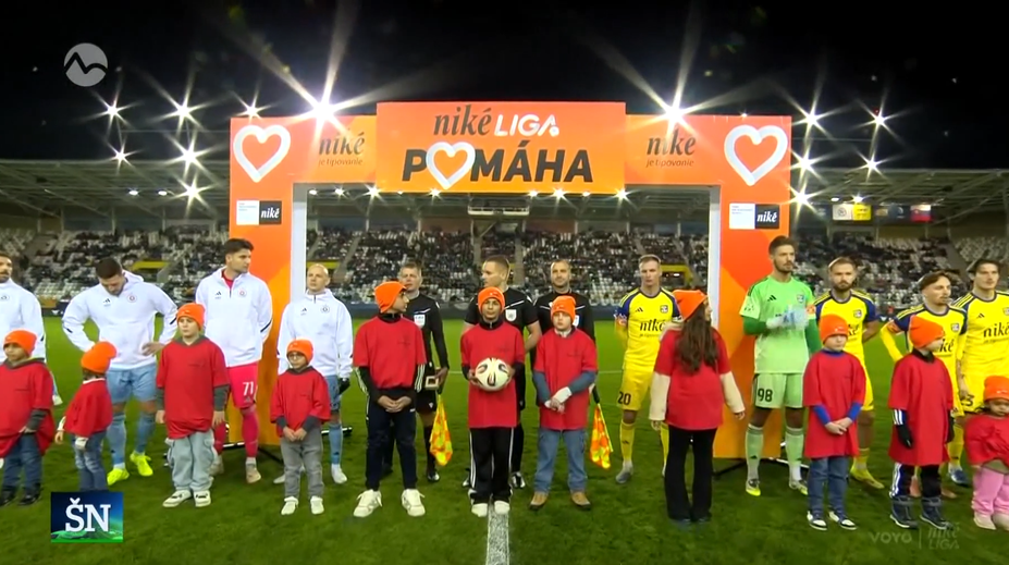 Niké liga opäť pomáha: Každá prihrávka sa premenila na eurá pre rodiny v núdzi