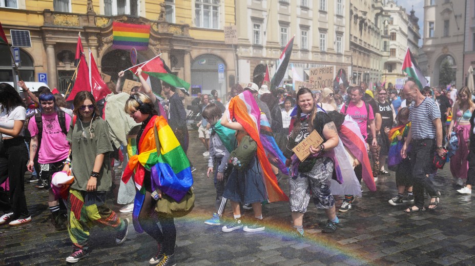 V Prahe sa uskutočnil pochod Pride. Zúčastnili sa ho viacerí politici