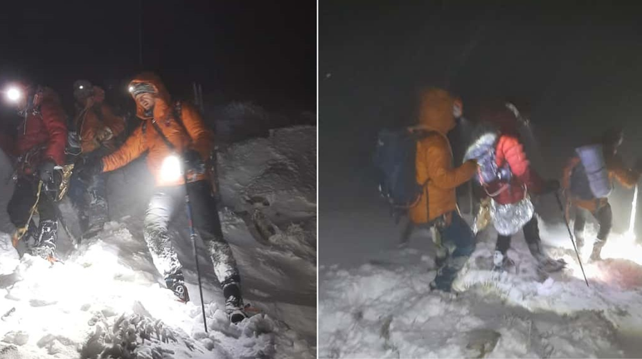 VIDEO: Záchranári bojovali s časom aj počasím. Slovenka a poľský turista uviazli v Západných Tatrách