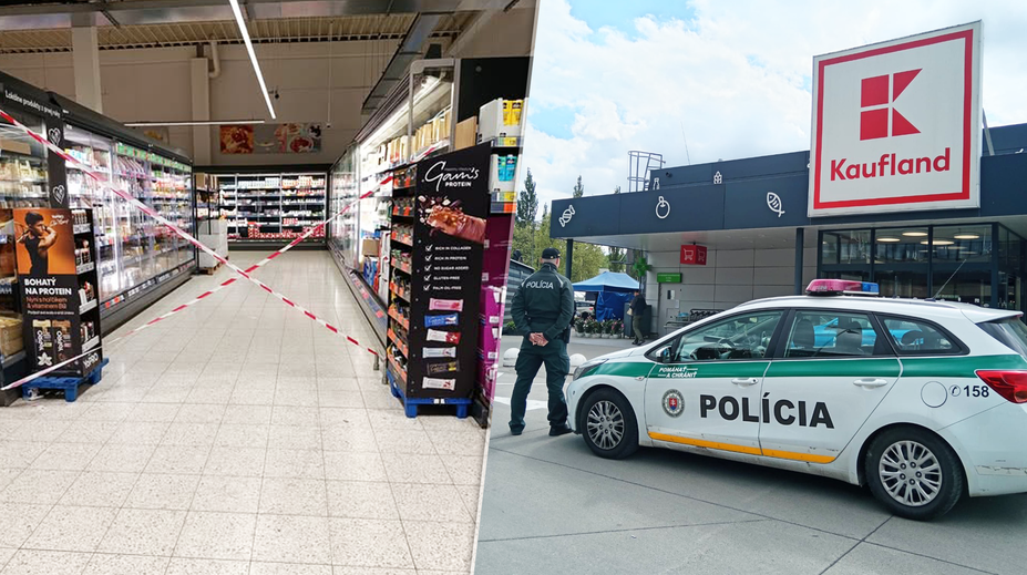Poplach v Kauflande v Žiline: Po úniku látky skončilo šesť ľudí v opatere záchranárov