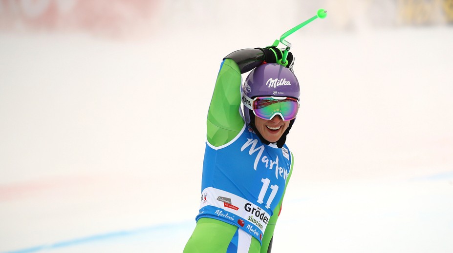 Ilka Štuhecová po zjazde vyhrala vo Val Gardene aj super-G