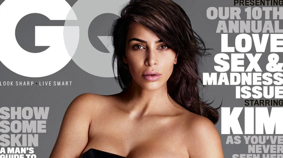 Krásne nahé telo po dvoch deťoch: Kim v pánskom magazíne